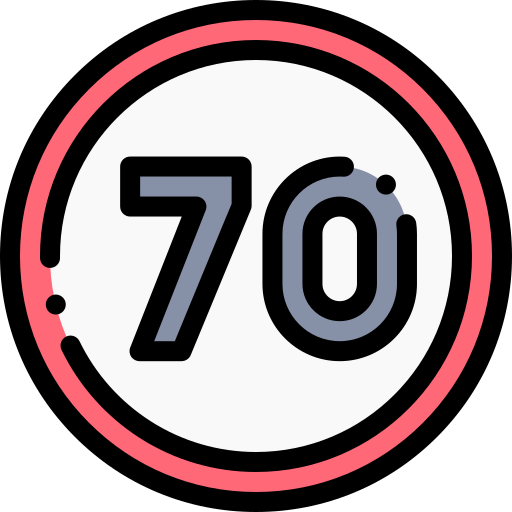 Speed limit icon