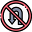 No turn icon 64x64