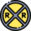Railroad crossing icon 64x64