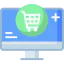 Online shopping ícono 64x64