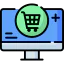 Online shopping icon 64x64