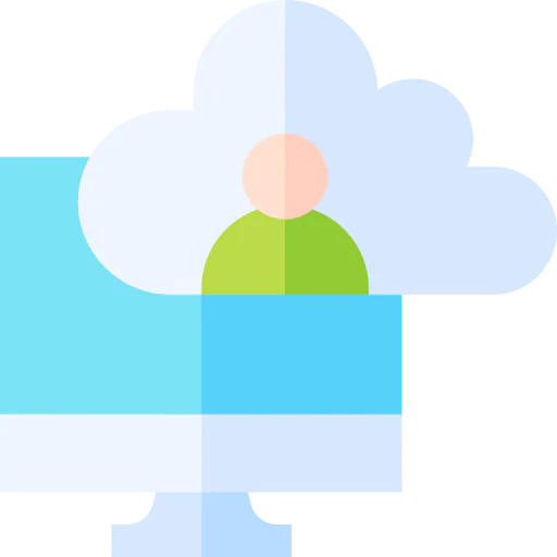 Cloud network icon