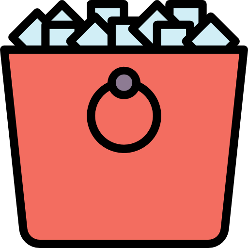 Ice bucket icon