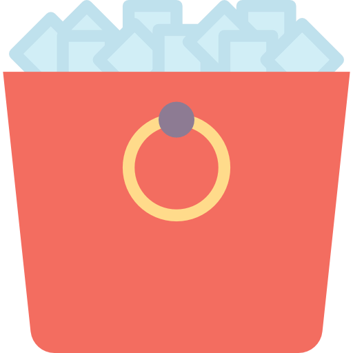 Ice bucket ícono
