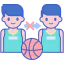 Basketball players icon 64x64
