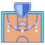 Basketball court icône 64x64
