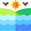 Озеро иконка 64x64