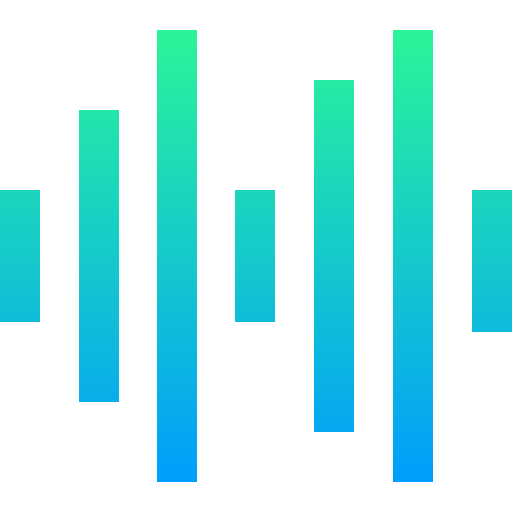 Audio waves icon