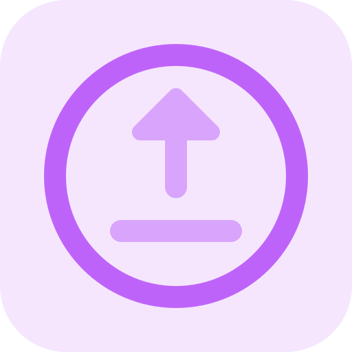 Upload button ícone