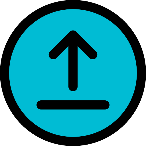 Upload button アイコン