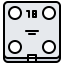 Bathroom scale icon 64x64