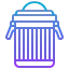 Garbage bin ícono 64x64