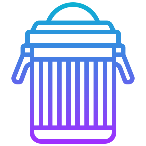 Garbage bin icon