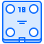 Bathroom scale icon 64x64