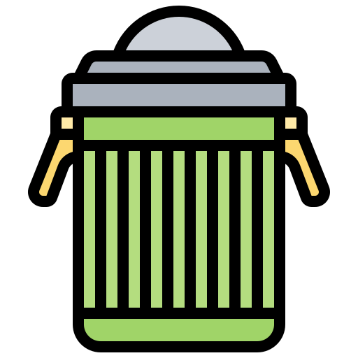 Garbage bin ícono