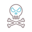 Skull Symbol 64x64