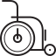 Wheelchair facing Right アイコン 64x64