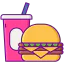 Fast food ícono 64x64