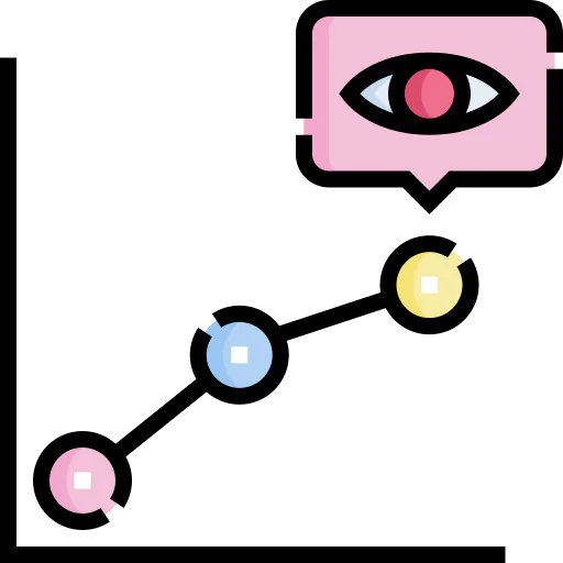 Line chart icon