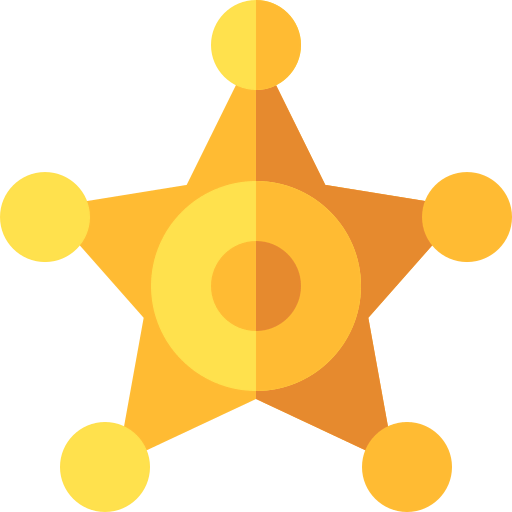 Sheriff badge icon