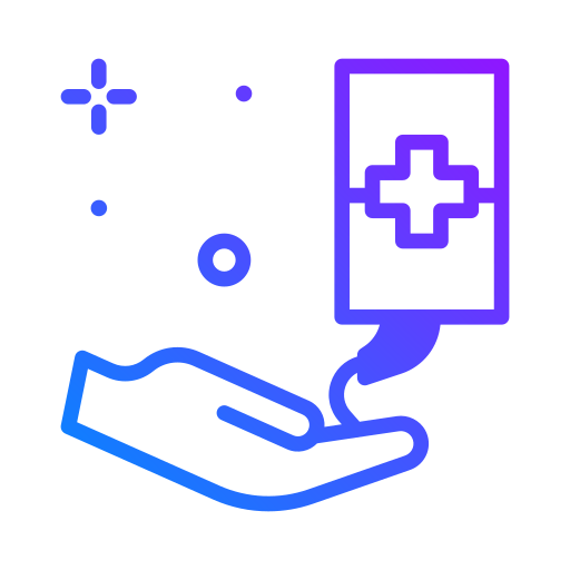 Hand sanitizer icon