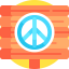 Peace sign 图标 64x64