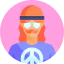 Hippies ícone 64x64