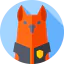 Полицейская собака иконка 64x64