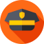 Police cap icon 64x64
