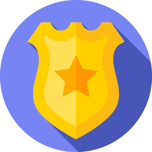 Sheriff badge Symbol