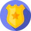 Sheriff badge icon 64x64