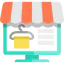 Online shop icon 64x64