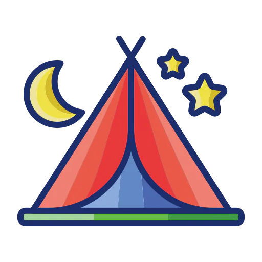Camping tent Ikona