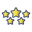 Star rating Ikona 64x64