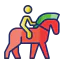 Horsebak riding Ikona 64x64