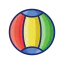 Beach ball Ikona 64x64