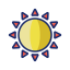 Sun icon 64x64