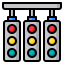 Traffic lights іконка 64x64