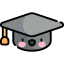 Graduation cap ícone 64x64