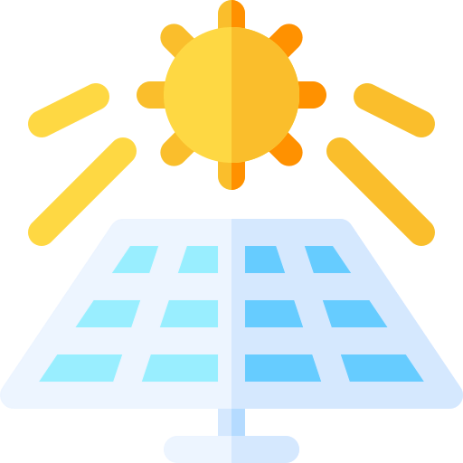 Solar panel icône