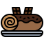 Roll cake icon 64x64