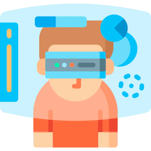 Virtual reality icon