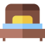 Single bed icon 64x64