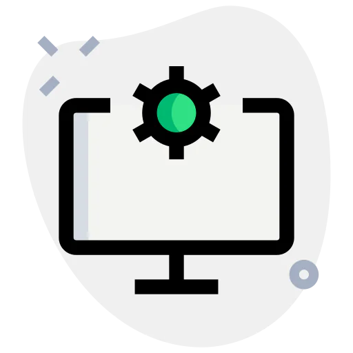 Desktop computer icon