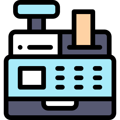 Cash register icon