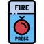 Fire button Ikona 64x64