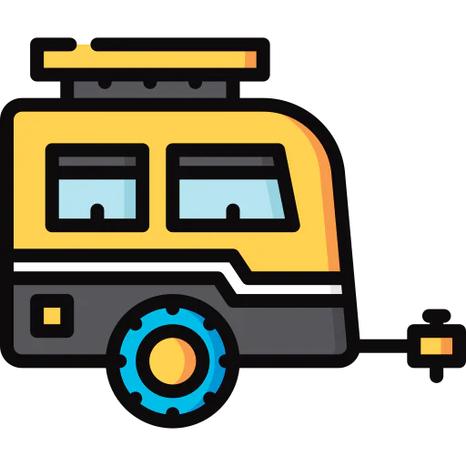 Travel trailer icon
