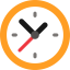 Circular clock icon 64x64