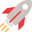 Rocket launch Symbol 64x64