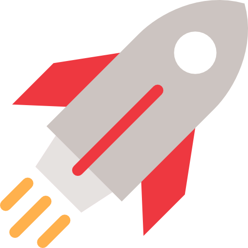 Rocket launch icon
